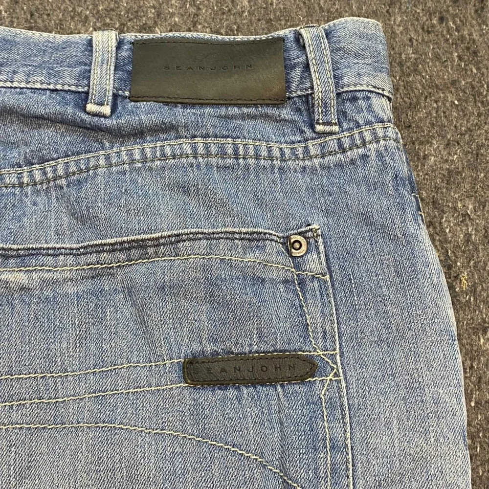 Sean John Jeans Sz 40 Mens Blue Streetwear Baggy Y2K Skater Hip Hop Denim